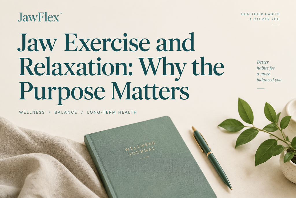 Jaw Exercise and Relaxation: Why the Purpose Matters
