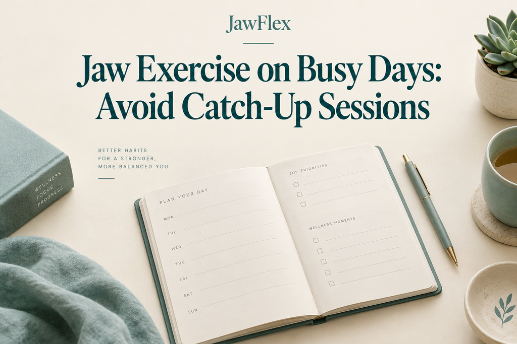 Jaw Exercise on Busy Days: Avoid Catch-Up Sessions