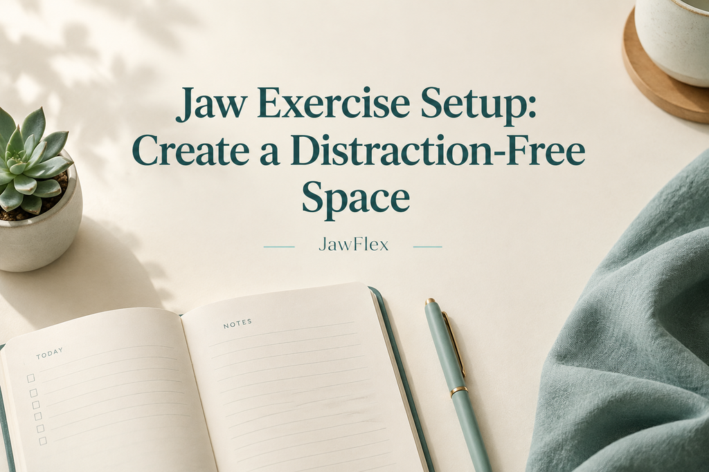 Jaw Exercise Setup: Create a Distraction-Free Space