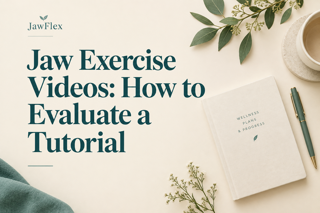 Jaw Exercise Videos: How to Evaluate a Tutorial