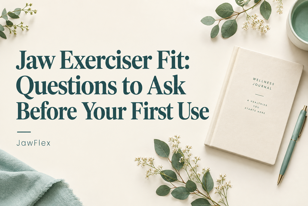 Jaw Exerciser Fit: Questions to Ask Before Your First Use