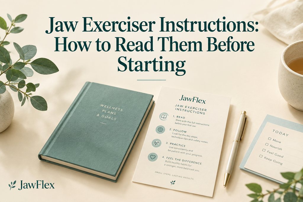 Jaw Exerciser Instructions: How to Read Them Before Starting